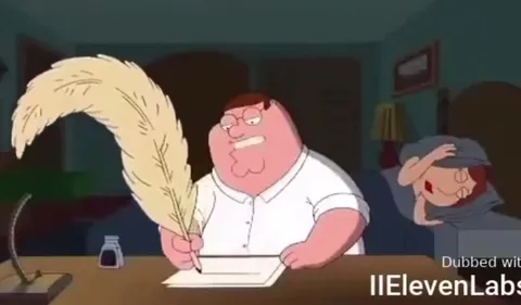 Питер пишет пером