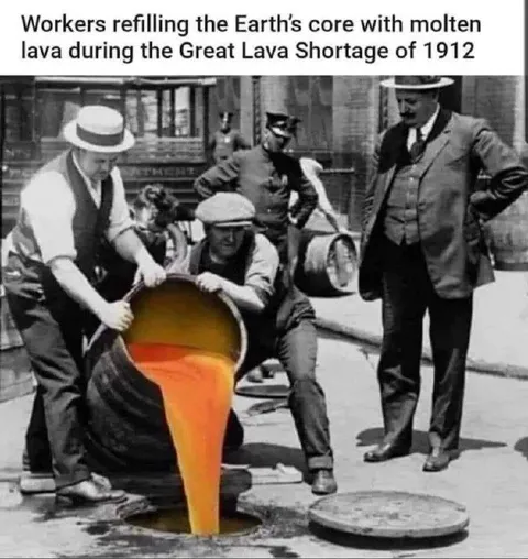 Workers Refill Earth’s Core