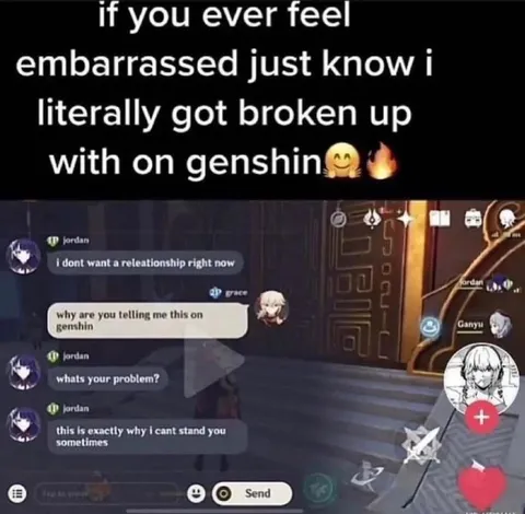 Breakup on Genshin Impact
