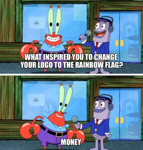 Money Inspired the Rainbow Logo