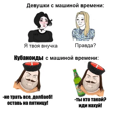 Кубаноиды с машиной времени