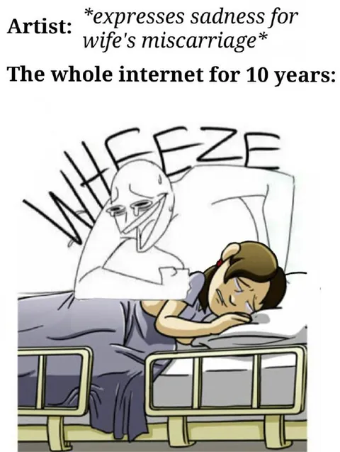 Internet Wheezing at Artist’s Sadness