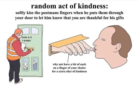 Postman Finger Kindness