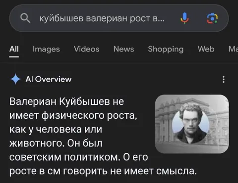 Нейросеть отменила рост Куйбышева