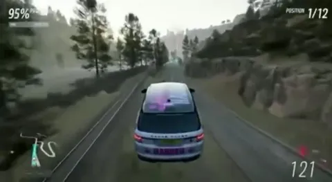 Car Stunt Finish in Second