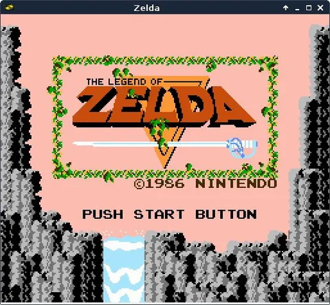 Classic Zelda Title Screen