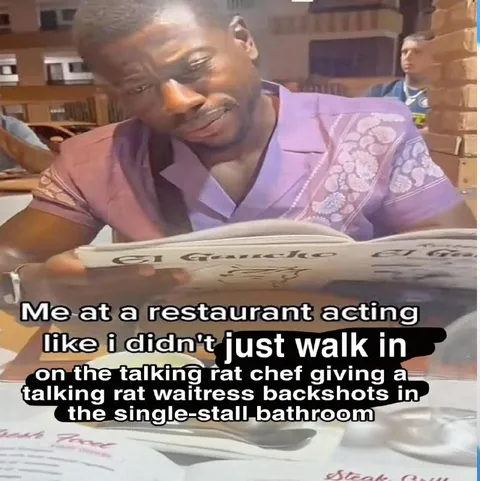 Restaurant Pretending Nothing Happened