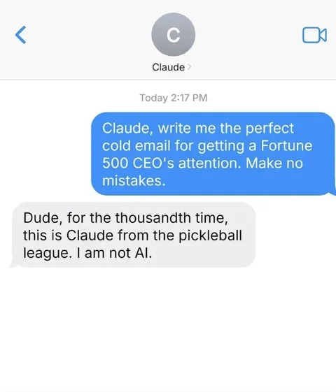 Claude From the Pickleball League