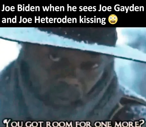 Joe Biden Sees the Joes Kissing
