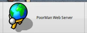 PoorMan Web Server Globe