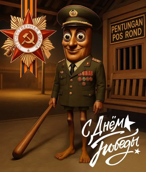 С Днём Победы в карауле