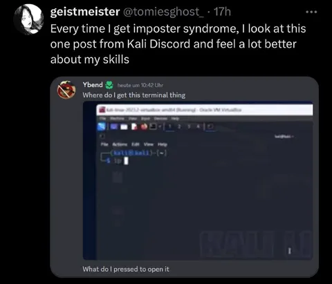 Imposter Syndrome Terminal Post