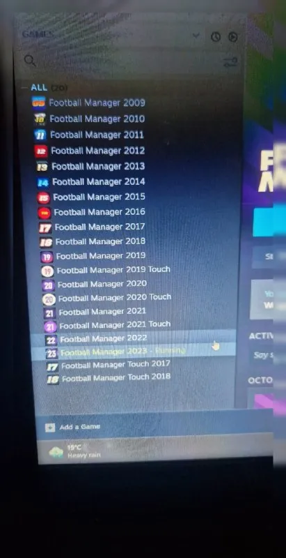 Football Manager Every Year