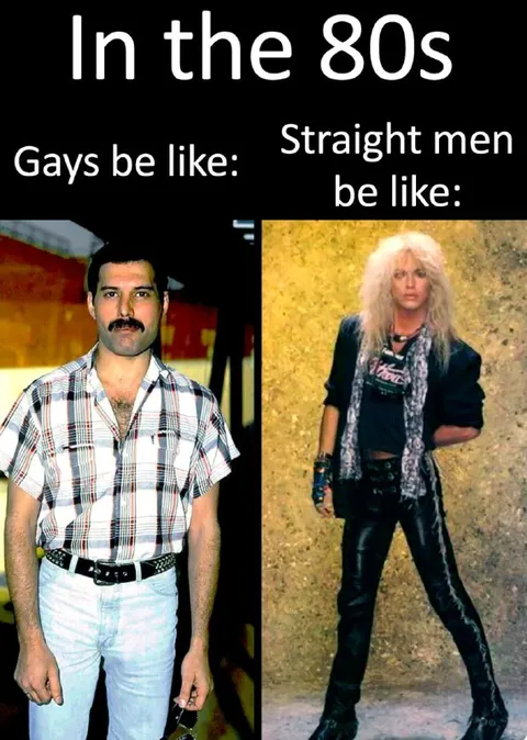 80s Gay and Straight Style