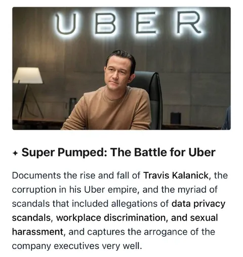 Super Pumped Uber Founder Screenshot