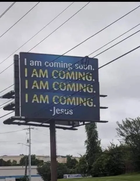 Jesus Is Coming Soon Billboard
