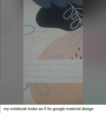 Notebook Looks Like Material Design