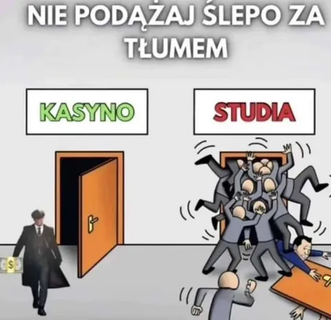 Nie podążaj ślepo za tłumem