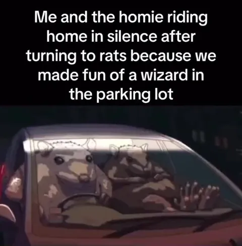 Rats Ride Home in Silence