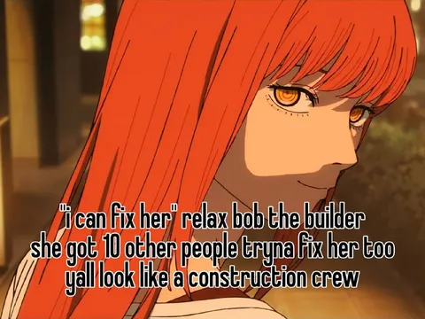 Construction Crew Fixing Her