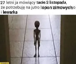 27-latek potrzebuje opon zimowych