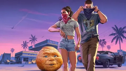 GTA Masked Robbers With Orange Face