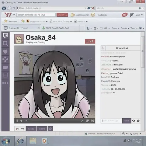 Anime Twitch Chat Gets Toxic