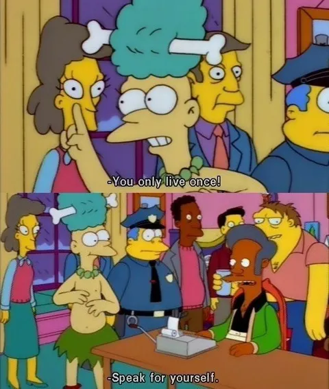 You Only Live Once Simpsons