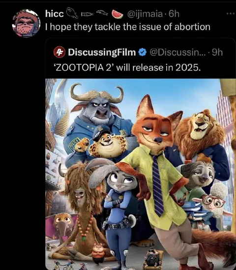 Zootopia Abortion Issue