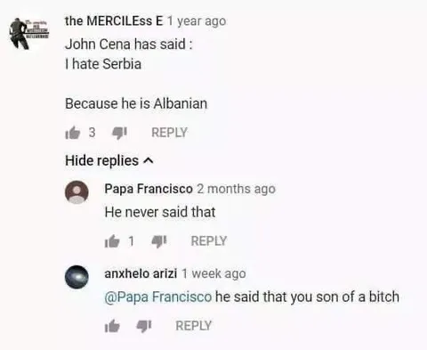 John Cena Hates Serbia