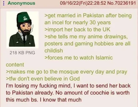 Pakistani Wife Ruins His Hobbies
