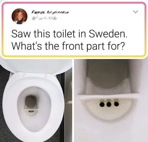 Swedish Toilet Front Part