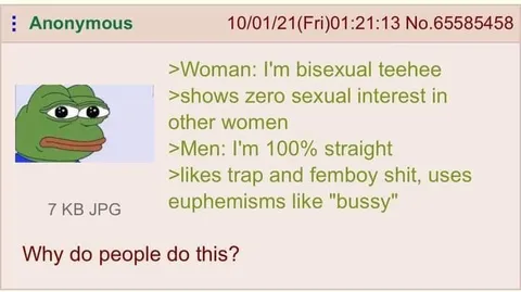 Bisexual Woman, Straight Men