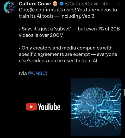 Google Trains AI on YouTube