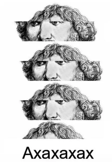 Ахахахах на лице статуи