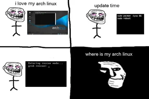Arch Linux Update Disaster