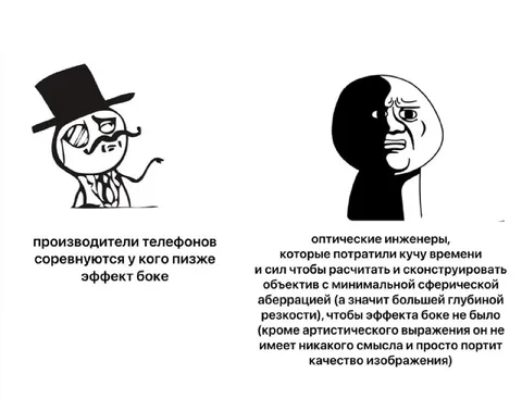 Производители телефонов и боке
