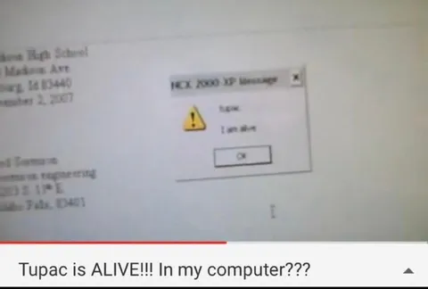 Tupac Is Alive in My Computer