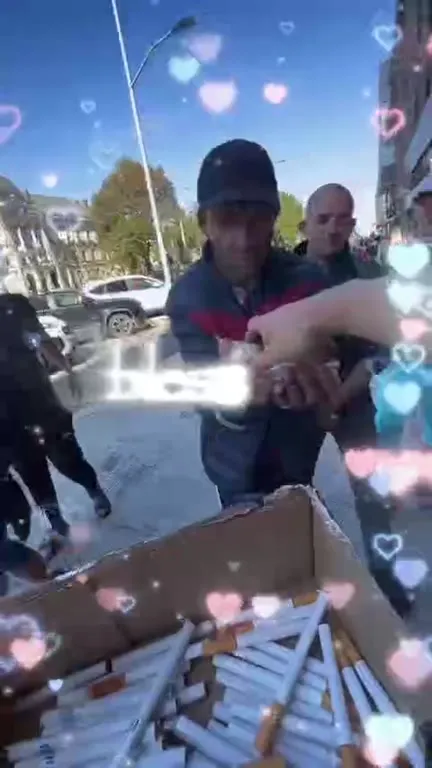 Blessing Cigarettes From a Box