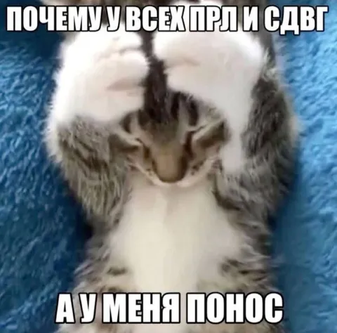 Почему у всех ПРЛ и СДВГ
