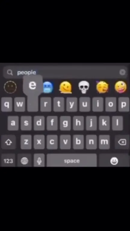 Поиск эмодзи people пошёл не туда