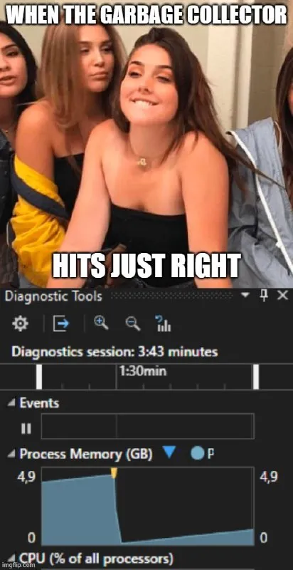 When the Garbage Collector Hits Right