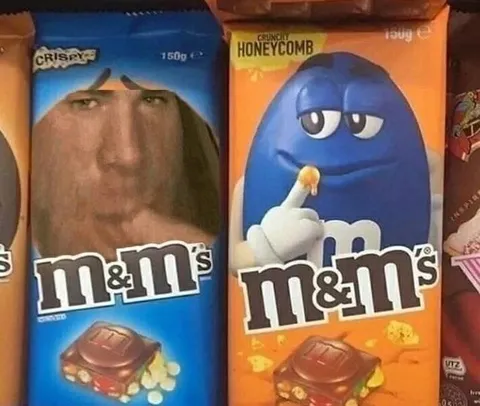 M&M’s Packaging Face Swap
