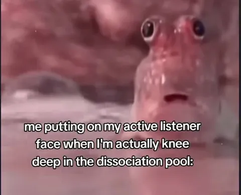 Active Listener Dissociation Face