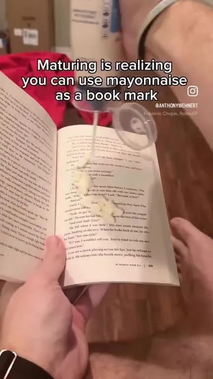 Mayonnaise as a Bookmark