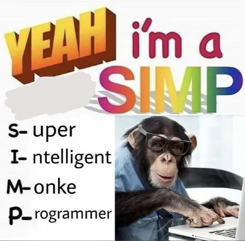 Yeah, I'm a SIMP Programmer