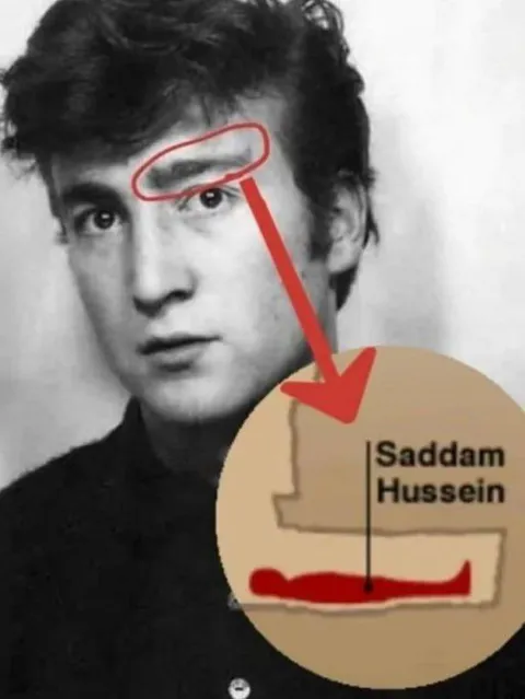 John Lennon Saddam Hussein Lookalike