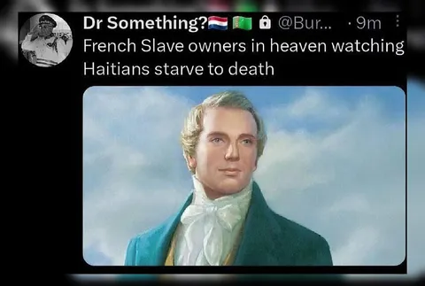 French Slave Owners Watching Haiti