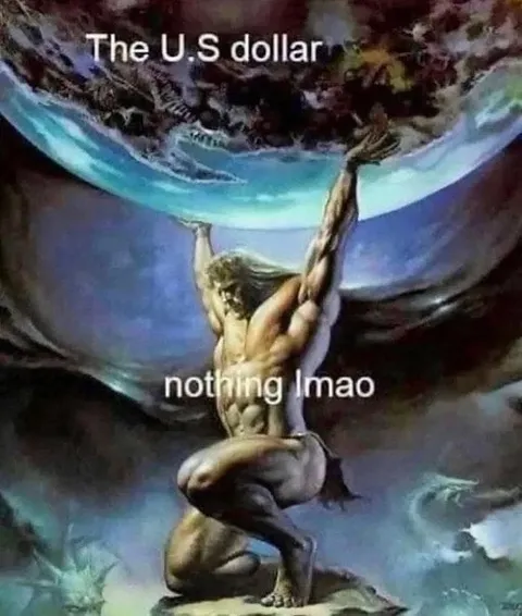 The U.S. Dollar Holding Nothing