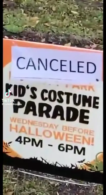 Canceled Costume Parade Horse